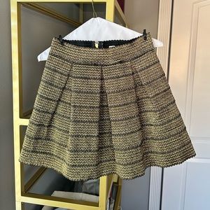 GOLD SPARKLE HIGH WAISTED SKIRT